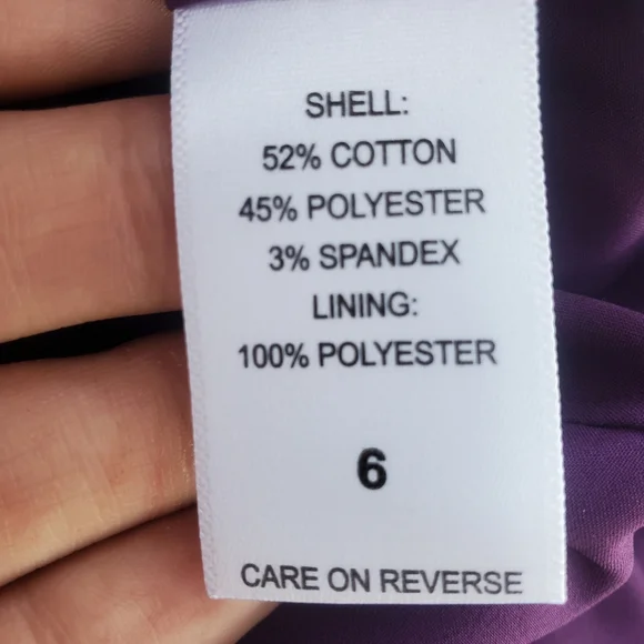 7th Avenue Design Studio Purple Blazer Women's Size 6 NWT - Picture 4 of 5